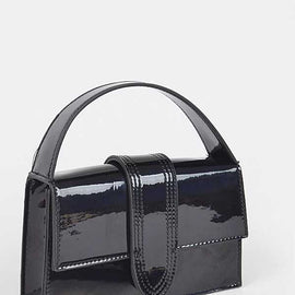 Black Leather Lanvy Bag 